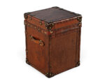 LA-8209-Pair-Vintage-Leather-Campaign-Steamer-Trunk-Storage-Accent-Tables-0014
