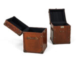 LA-8209-Pair-Vintage-Leather-Campaign-Steamer-Trunk-Storage-Accent-Tables-004