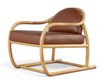 LR-3534-Vintage-1970-Mid-Century-Modern-Teak-Leather-Lounge-Chair-001